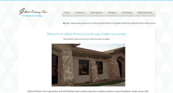 Desktop Screenshot of gilbertprimarycare.org